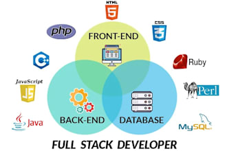 do a web site with database and software application