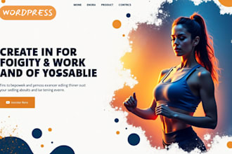 design and redesign professional fitness, gym, yoga website