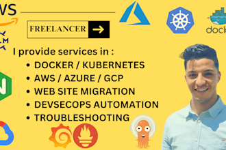 deploy or migrate your app , website on AWS, azure, and gcp