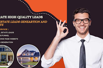 design real estate landing page realtor website agent sales funnel investor lead