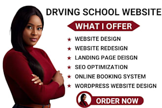 driving school website driving instructor website school website driving school
