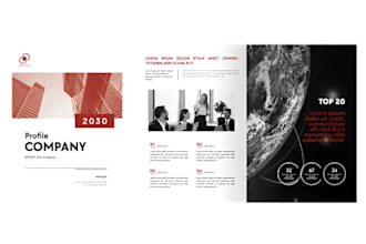 design digital brochure, annual report, company profile, catalog white paper