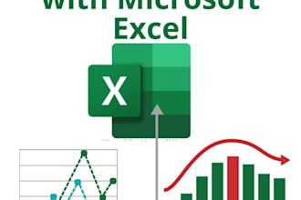 do excel data analysis and data visualization with dashboard