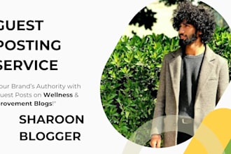 do guest post on leading wellness and self improvement site