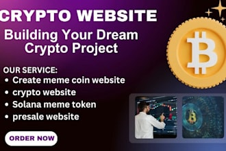 create solana presale website, staking webite, solana token and smart contract