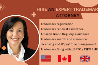 handle trademark registration, amazon brand registry, patent search, uspto, cipo