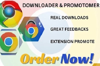 do viral chrome extension promotion, chrome downloads for massive engagement