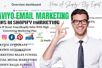 setup shopify klaviyo flows for ecommerce sales email marketing activecampaign