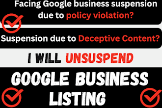 unsuspend google business listing suspension approve and reinstate gmb appeal