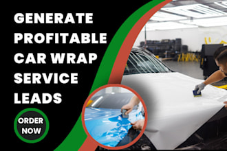 generate car detailing car wrap van wrap truck wrap vehicle wrap leads