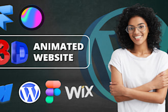 interactive 3d animated wordpress 3d spline animation scroll effects 3d webflow