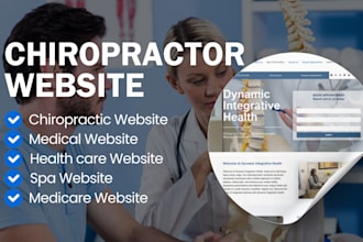 design chiropractor website chiropractic website medicare website chiropractic