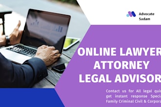 be your online lawyer, attorney legal advisor for family criminal cases