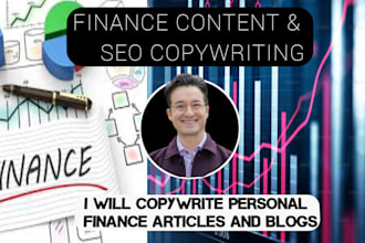 copywrite, personal finance articles and blogs, SEO content writing,stock market