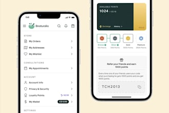 build loyalty rewards app, exclusive offers, coupon app, referral, discounts app
