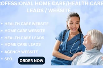 design home care website health care website home care leads elderlycare website