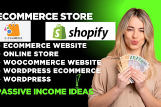 design shopify, ecommerce website using hostinger, godaddy, siteground wordpress