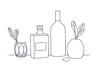 draw line art, outline, and illustrations for your product