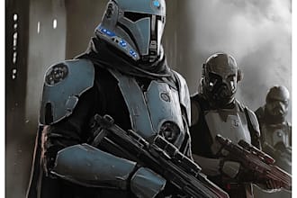 draw your star wars sci fi character art