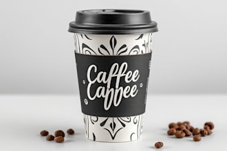 do coffee mug design, tumbler, paper cup, coffee cup etc