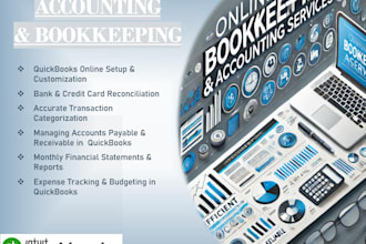 provide bookkeeping services using qbo