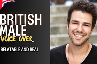 do warm british male narration for audiobooks