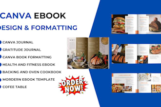 design canva ebook, lead magnet, workbook and medical manual for KDP