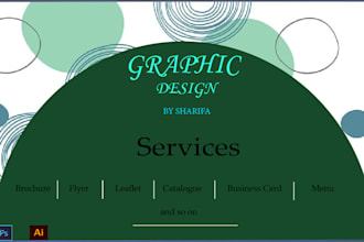 design brochures, business cards, flyers and leaflet in print and digital format