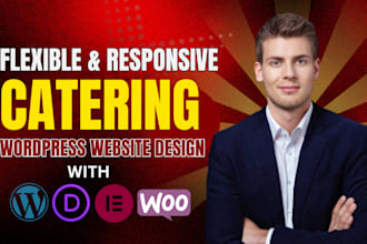 design flexible catering and food ordering wordpress websites