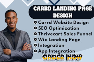 design carrd website redesign carrd co landing page wix online store thrivecart
