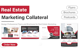 design flyers and brochures for real estate marketing