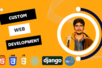 build a custom django website for your business