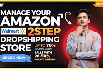 manage amazon 2 step dropshipping store fbm and fba services