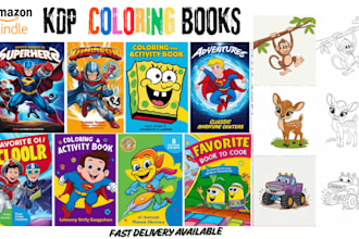 coloring pages, activity books, color by number, and storybooks for kids,adults
