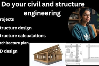 do your civil and structural engineering projects related to wood and concrete
