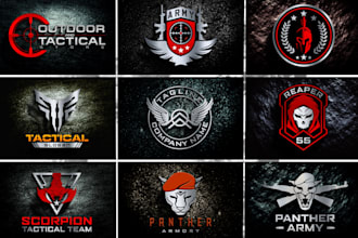 do military, army, tactical, patch, badge, skull, sticker, and circular logo
