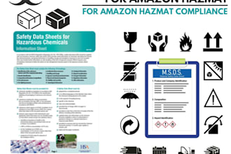 create ghs safety data sheet msds, sds for amazon hazmat