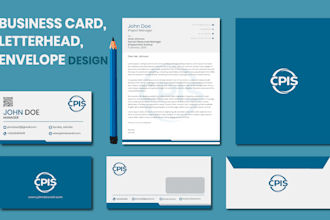 do modern stationery business card, letterhead or envelope