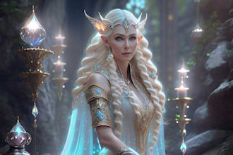 do fantasy character art and game art