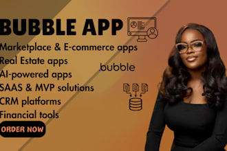 develop bubble io, adalo web app and mobile app, bubble app as bubble developer