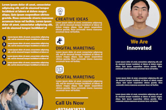 design a restaurant menu, flyer, brochure and poster