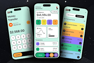 develop investment app, neo bank app, loan app, trust wallet app, budget app