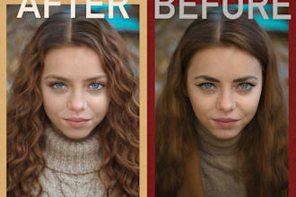 professional photo retouching  enhancement