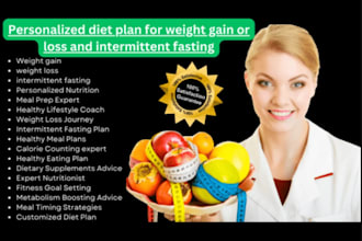 be your nutritionist coach an diet planner