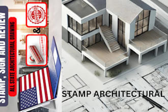review revise stamp architectural engineering drawing city structural mep