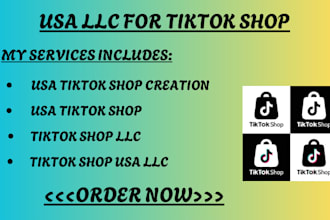 register USA llc tiktok shop, USA tiktok shop, llc tiktok for non USA residents