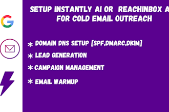 setup woodpecker, reachinbox ai, instantly ai, snov io for cold email outreach