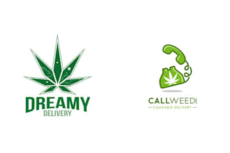 do cannabis weed design and medical logo
