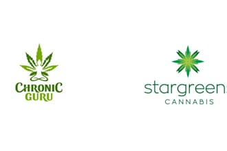 do unique weed hemp logo design 24 hours