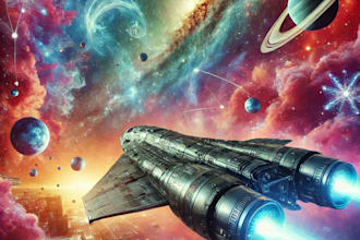 draw a spaceship or vehicle design